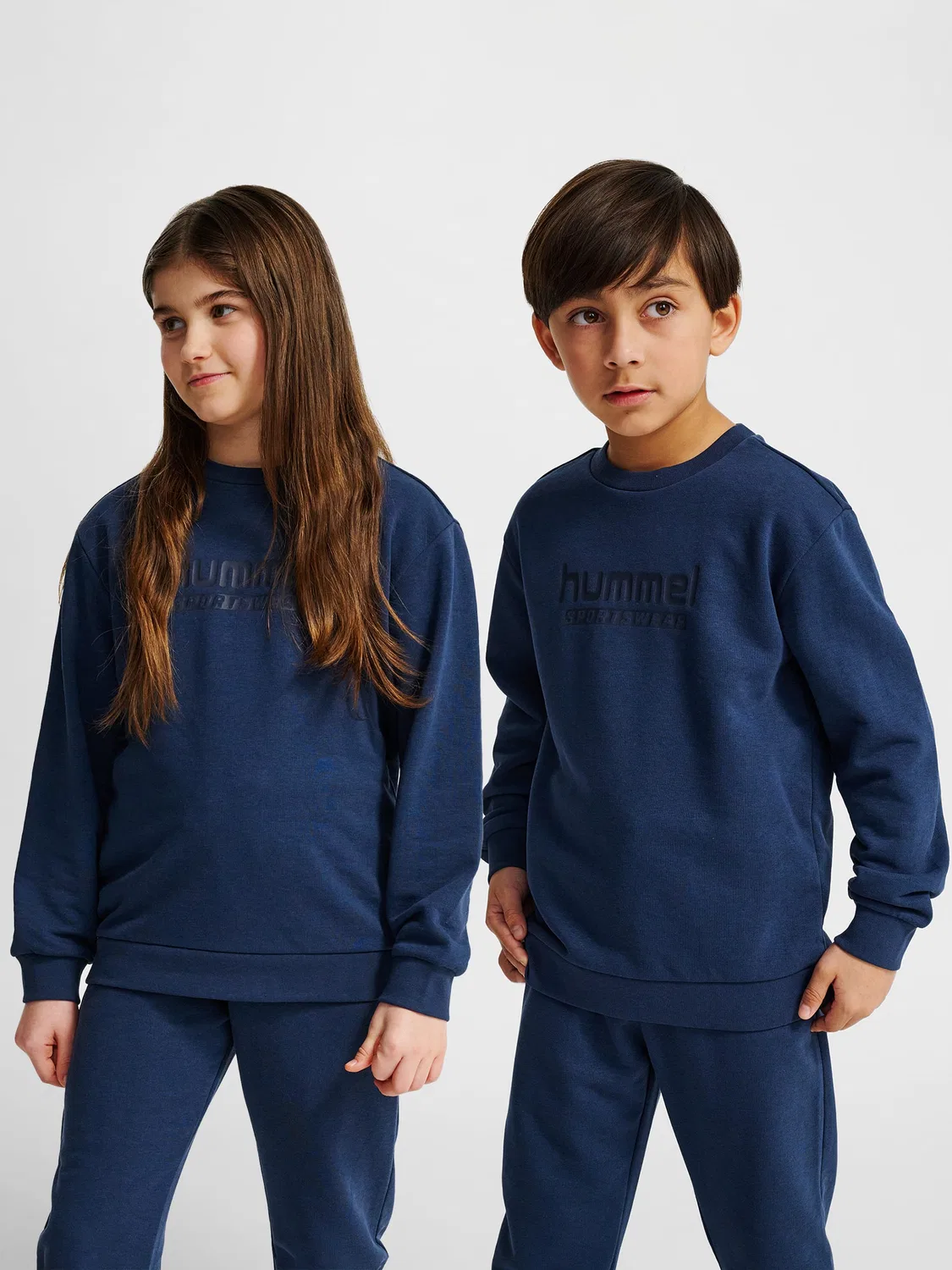Свитшот детский хлопковый Hummel, dress blues