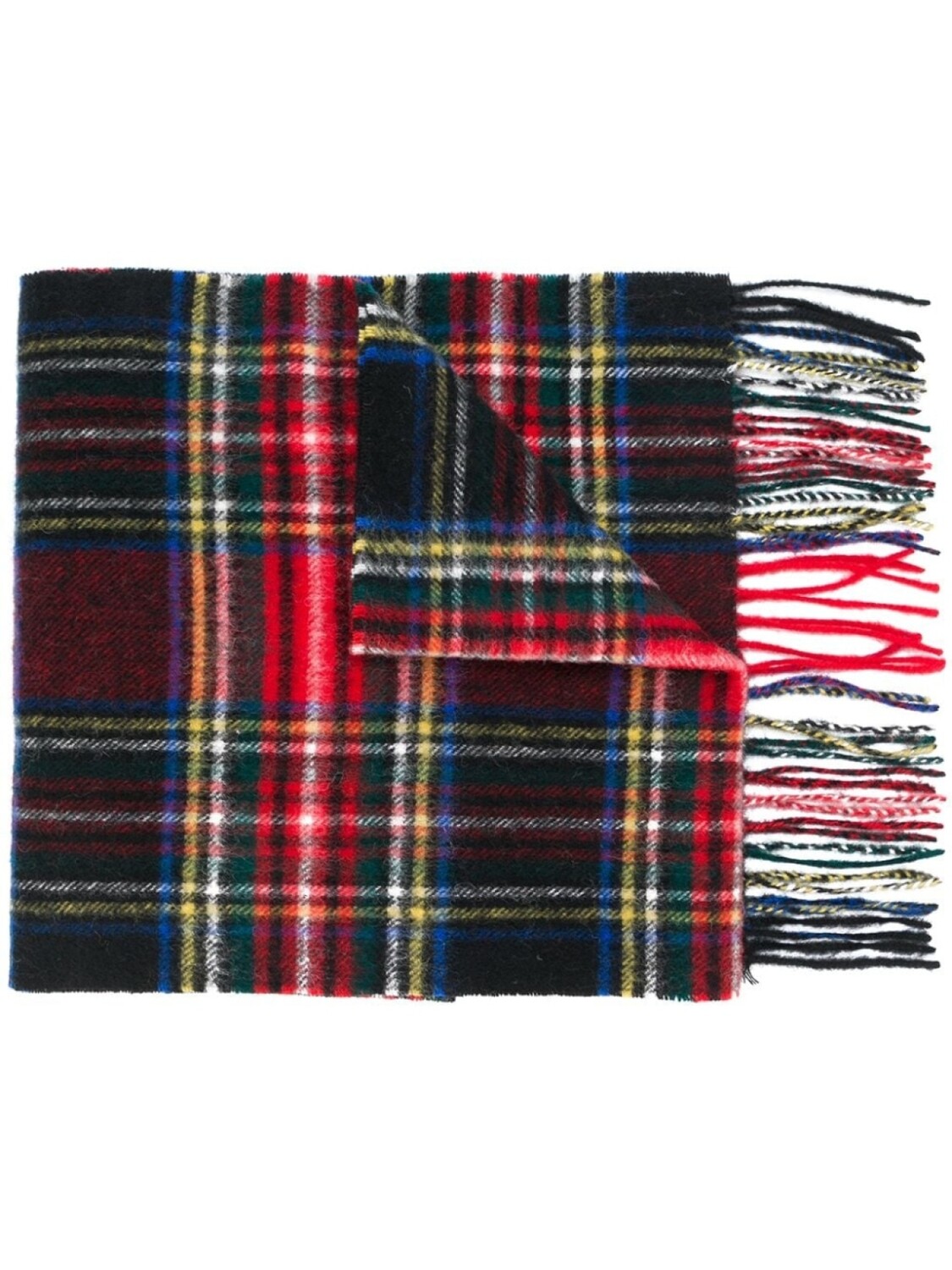 

Barbour шарф в клетку, черный