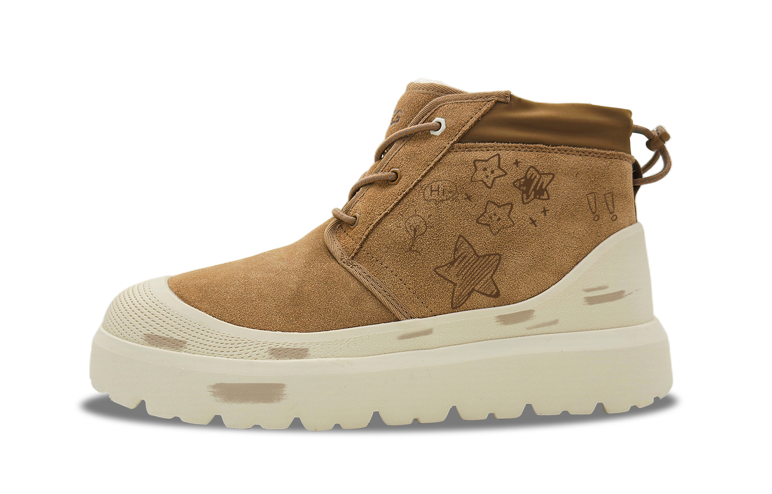 

Neumel Funi Caramel Starburst термоусадочные противоскользящие короткие зимние ботинки unisex brown UGG, светло-коричневый