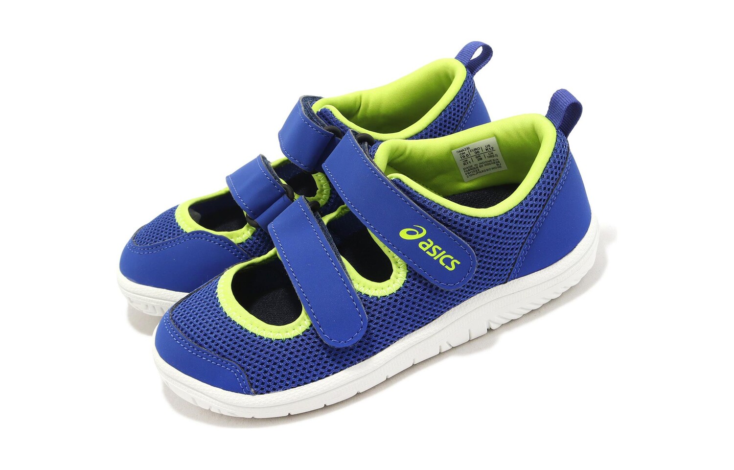 Сандалии детские Amphibian 9 PS синие/зеленые Asics, зеленый — фото 3