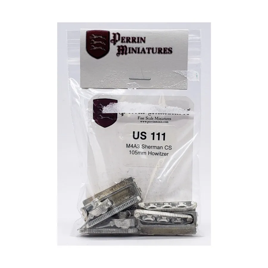 

105-мм гаубица M4A3 Sherman CS, WWII Miniatures - USA (10mm) (Perrin Miniatures)