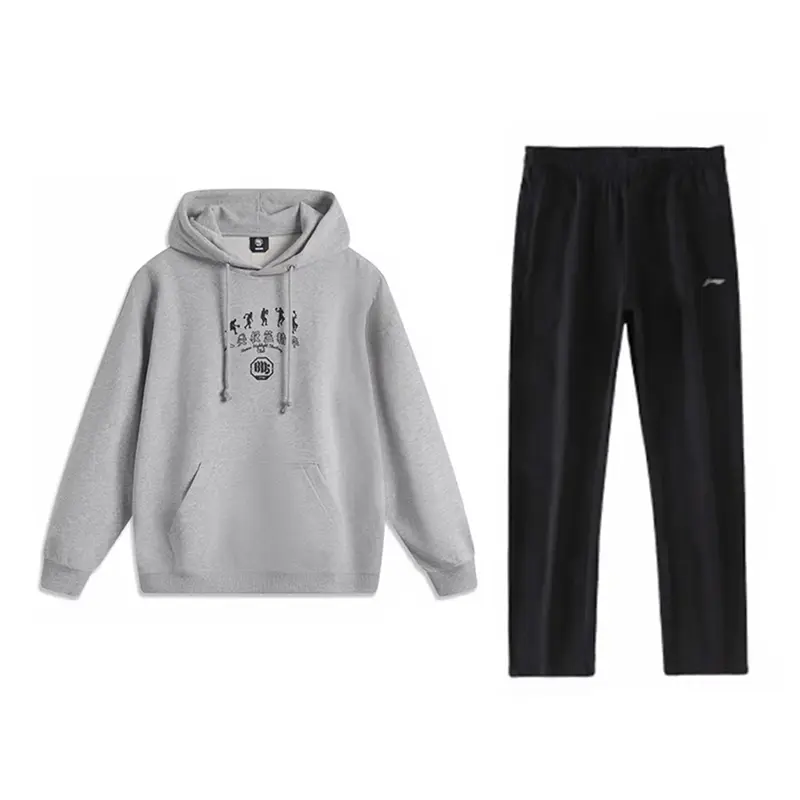 

Li-Ning Casual Sportswear Unisex Heather Gray+Black