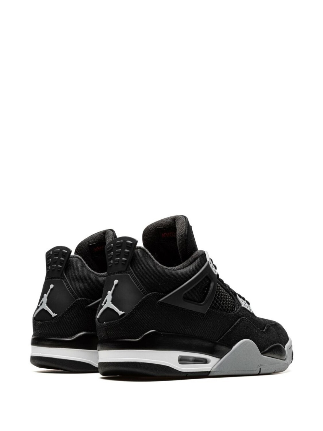 Кроссовки Air 4 'Black Cat' Jordan, черный — фото 3