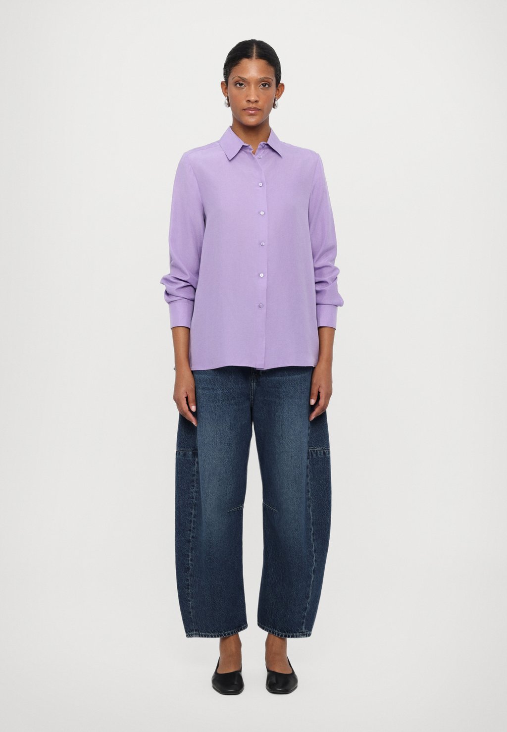 

Блузка на пуговицах ALMINA WEEKEND MaxMara, сиреневый