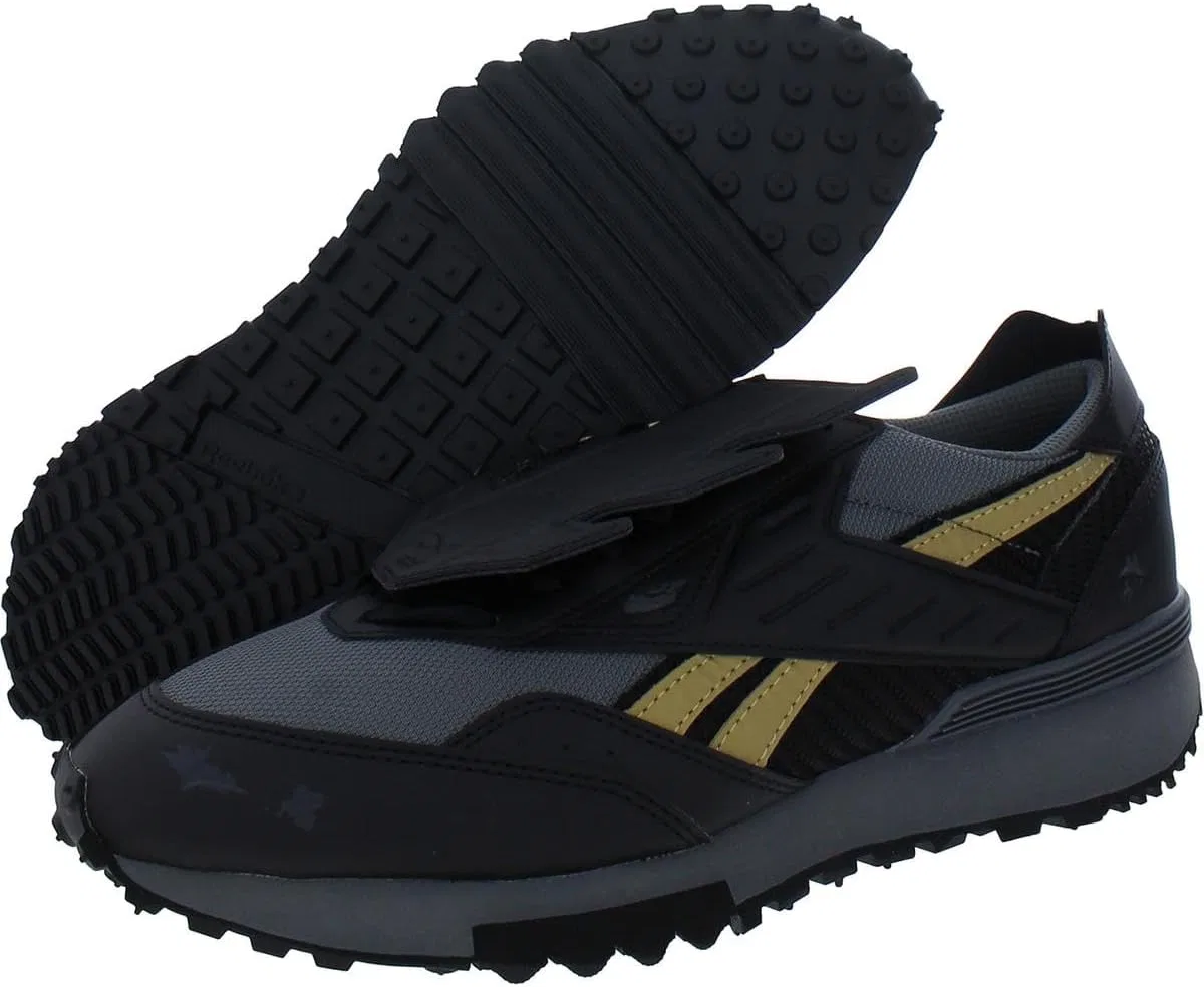 Мужские беговые кроссовки Reebok LX 2200 Lifestyle с декоративной отделкой, Core Black Alloy Magold — фото 2