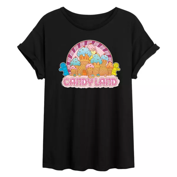 

Детская футболка оверсайз Candy Land Castle Hasbro, черный