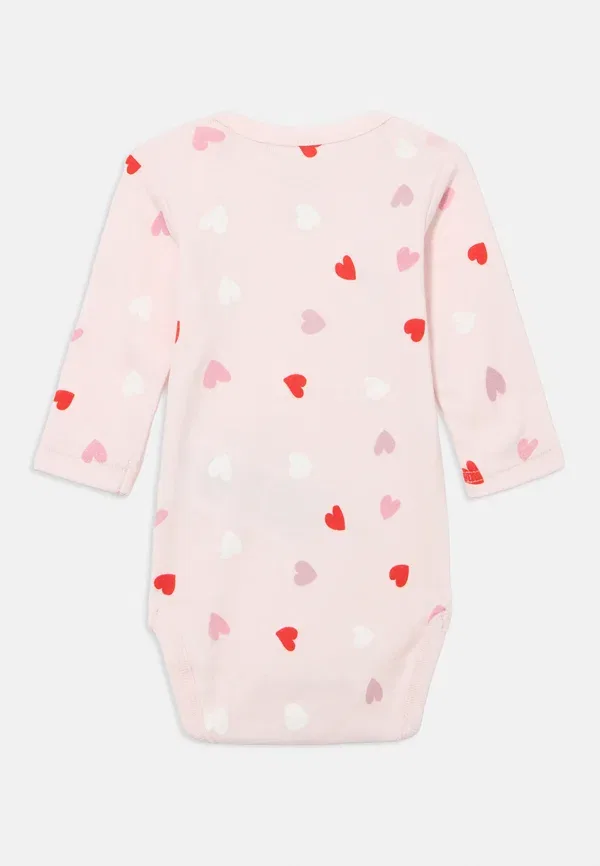Боди Nbfbody heart 3 pack Name It, светло-розовый — фото 2