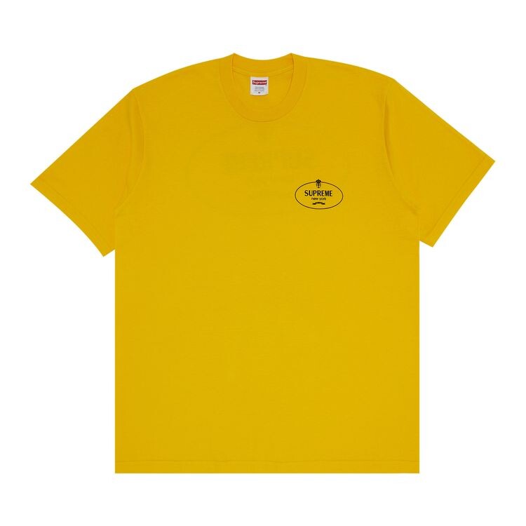 

Футболка Supreme Crest Tee Yellow, желтый