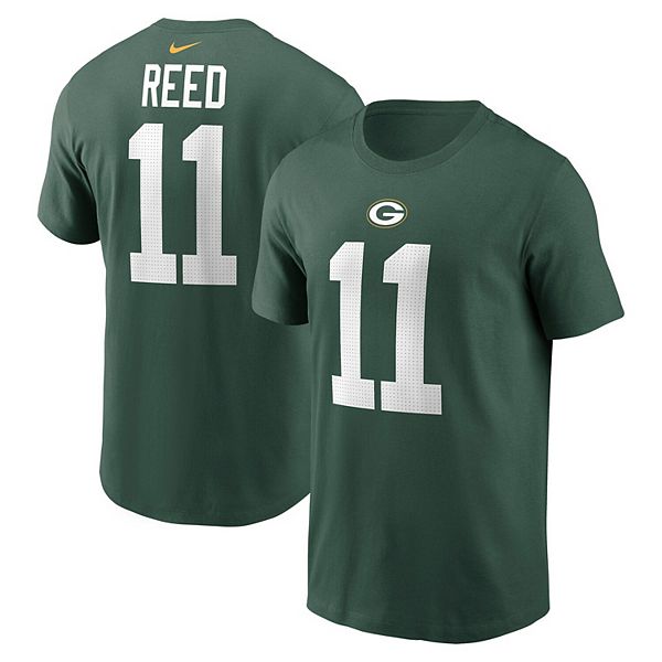 Футболка с именем и номером Джейдена Рида Green Bay Packers Nike — фото 2