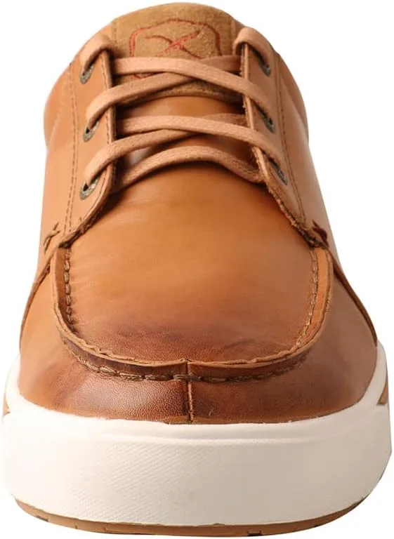 Мужские лоферы Twisted X Zero-X Chukka Driving Moc - кожаные лоферы с ручной обработкой натуральной кожи, бежевый — фото 3