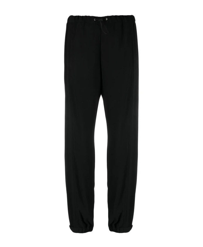 

Атласные спортивные штаны Moncler, черный