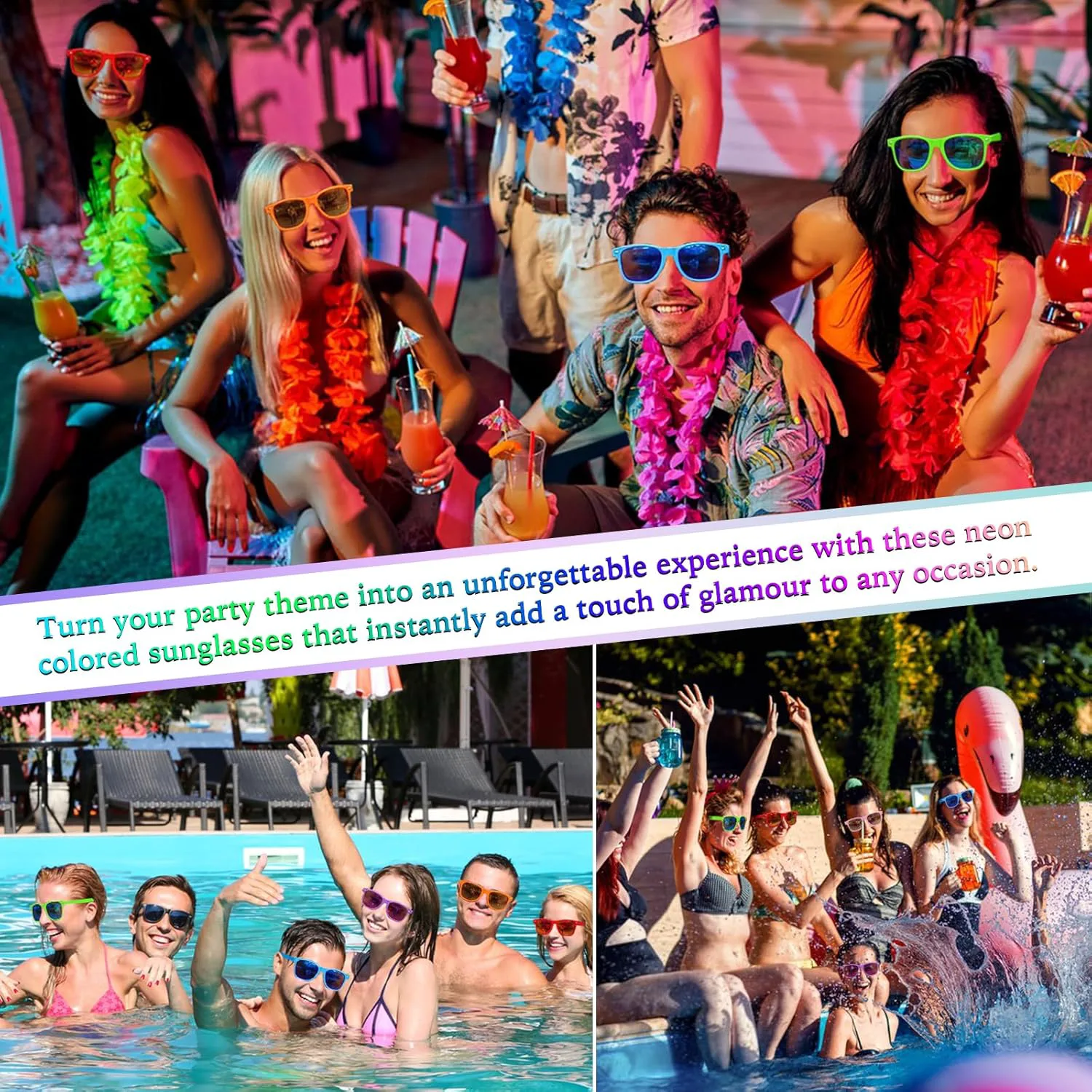 

Набор солнцезащитных очков для вечеринок — 12 винтажных пластиковых очков в стиле ретро для мужчин и женщин — сувениры для вечеринок Dwenarry, Jelly Yellow