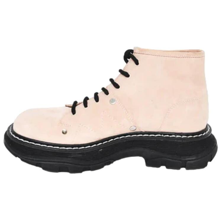 Ботильоны женские Tread Ankle Boots бежевые Alexander Mcqueen
