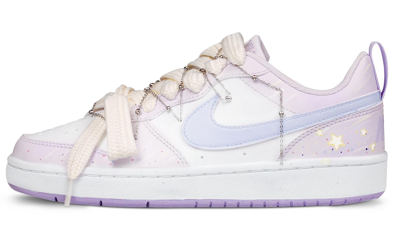 

Nike Court Borough2 устойчивые к истиранию лоу-топ скейтборд кроссовки Purple