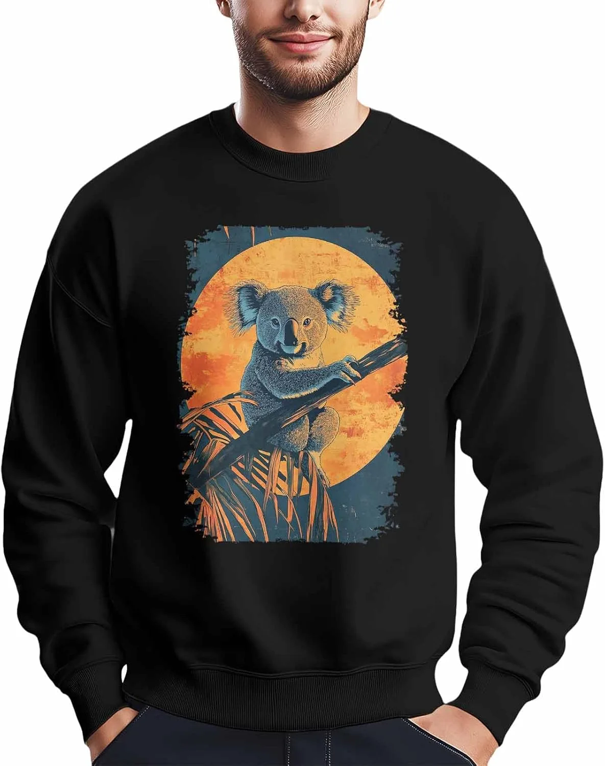 

Мужской свитшот с принтом коалы Dreamlike Sunset Winvebermior