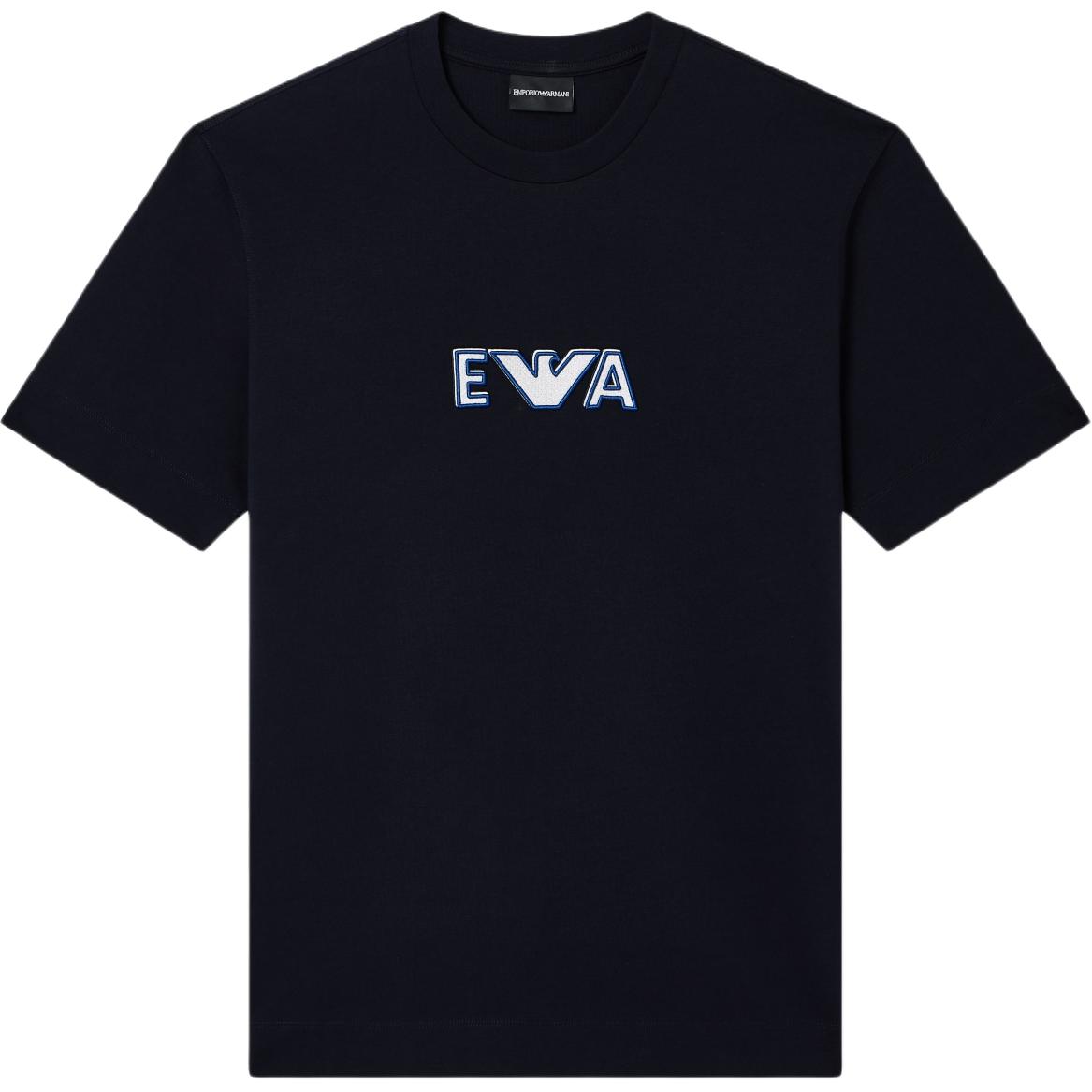 

EMPORIO ARMANI Футболка мужская Marine Blue Crew Neck Moderate, Синий, EMPORIO ARMANI Футболка мужская Marine Blue Crew Neck Moderate