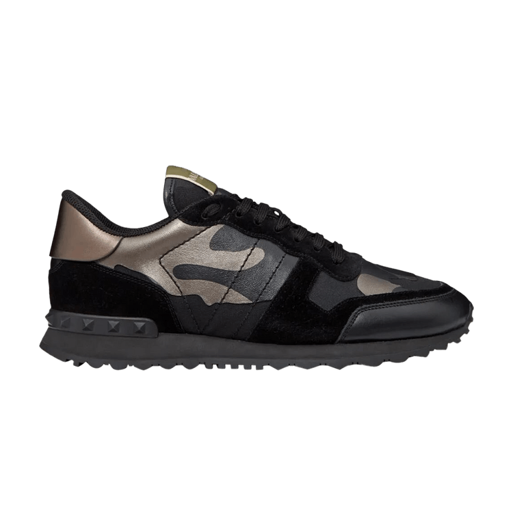 

Кроссовки Valentino Valentino Rockrunner 'Camouflage Noir Metallic', черный