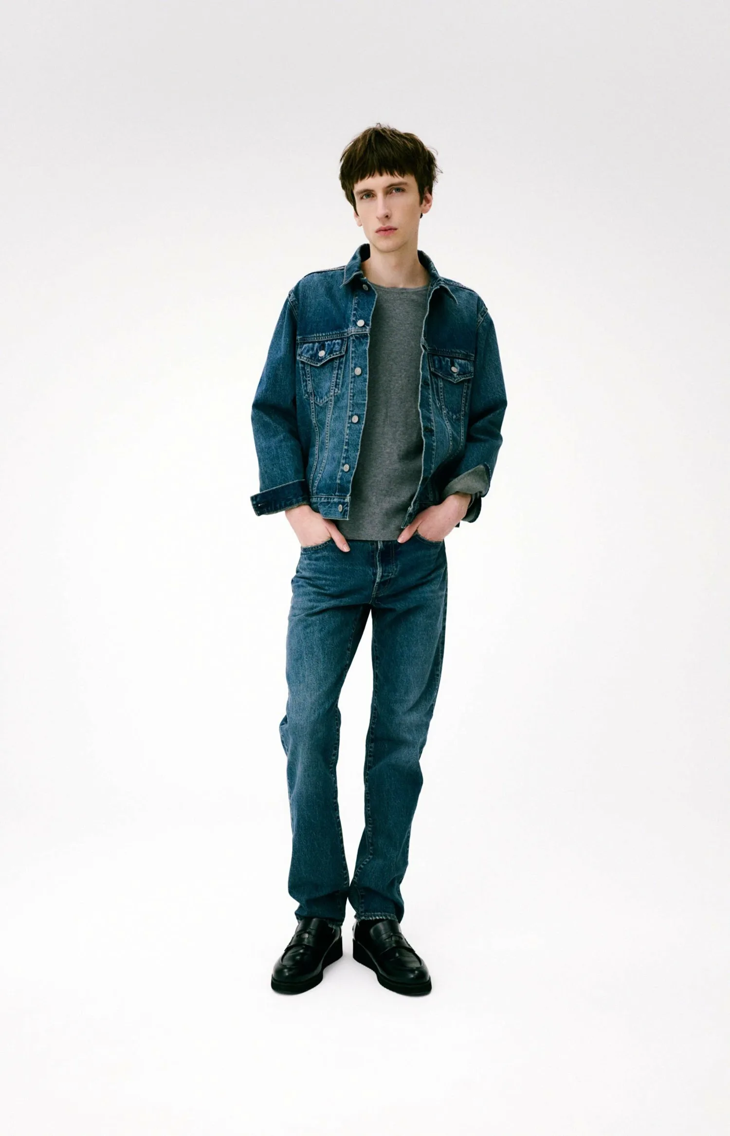 Лоферы с монеткой Azul By Moussy, BLK — фото 4
