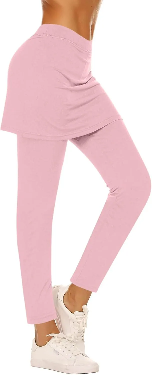 

Женские шорты-юбка для тренировок с леггинсами, бесшовные, компрессионные