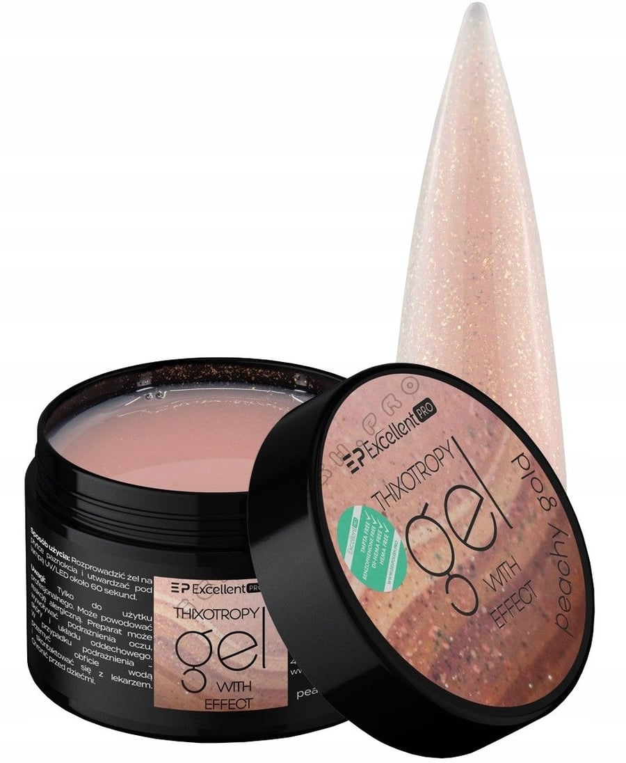 

Excellent Pro Thixotropy Builder Gel с персиковым золотом 15 г