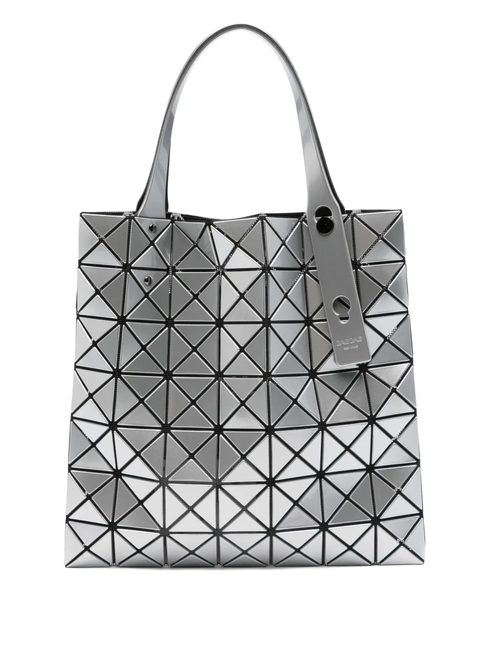 

Сумка-шоппер с геометрическим узором «Призма» Bao Bao Issey Miyake, серебряный