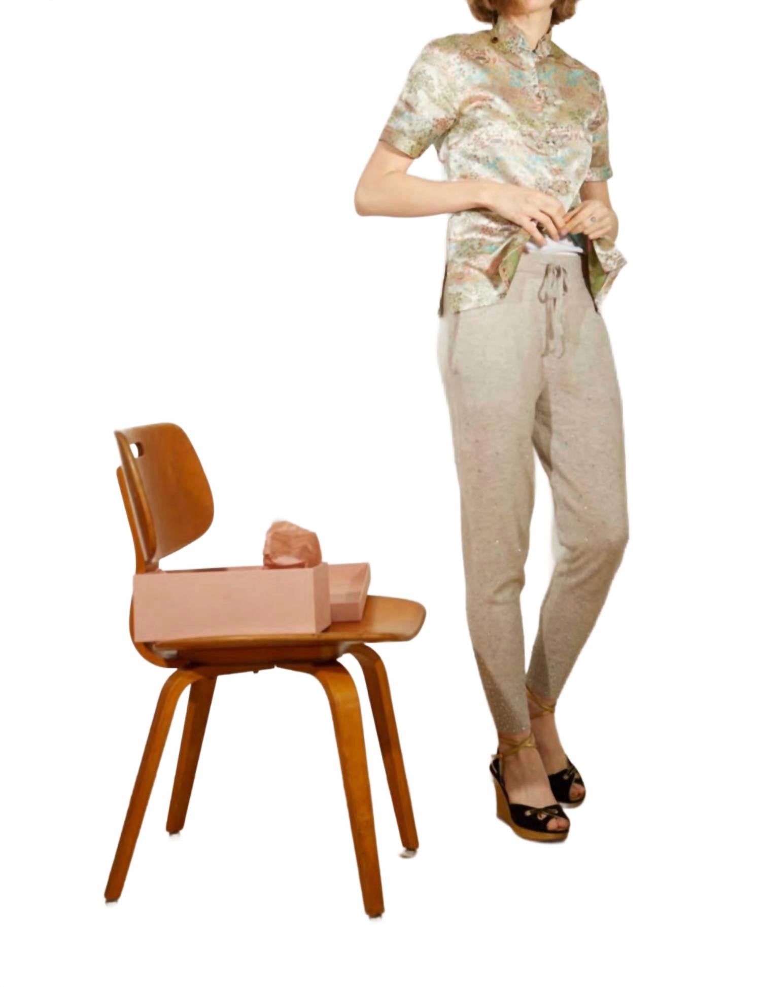 

Кашемировые брюки с пайетками Thunder Replica Los Angeles, Thunder