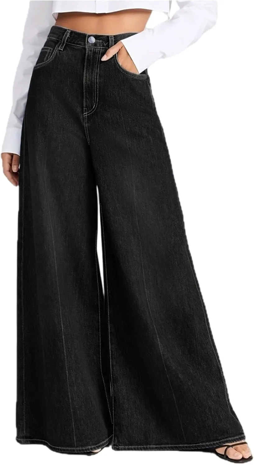 

Женские джинсы Y2k в стиле бойфренд прямые широкие