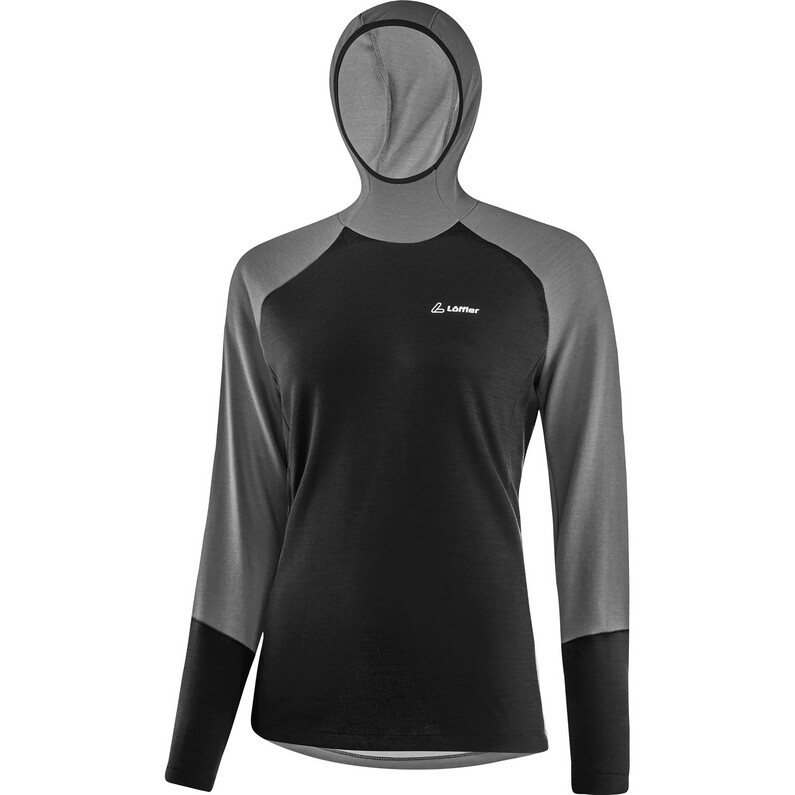 

Женская толстовка Transtex Merino с капюшоном Löffler, черный