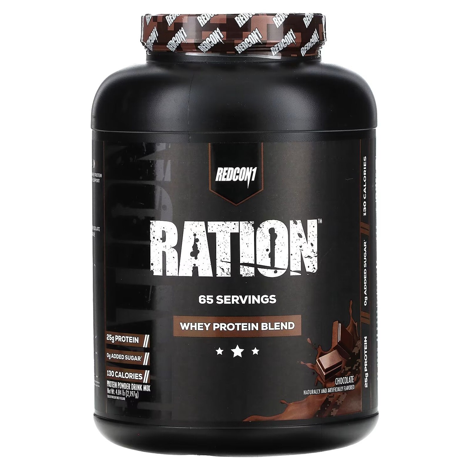 

Ration, Смесь сывороточного протеина, шоколад, 4,84 фунта (2197 г) Redcon1