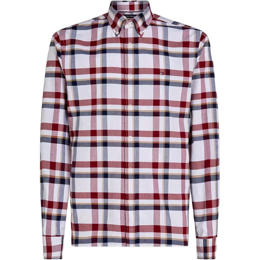 Tommy Hilfiger Рубашка мужская красная — фото 3