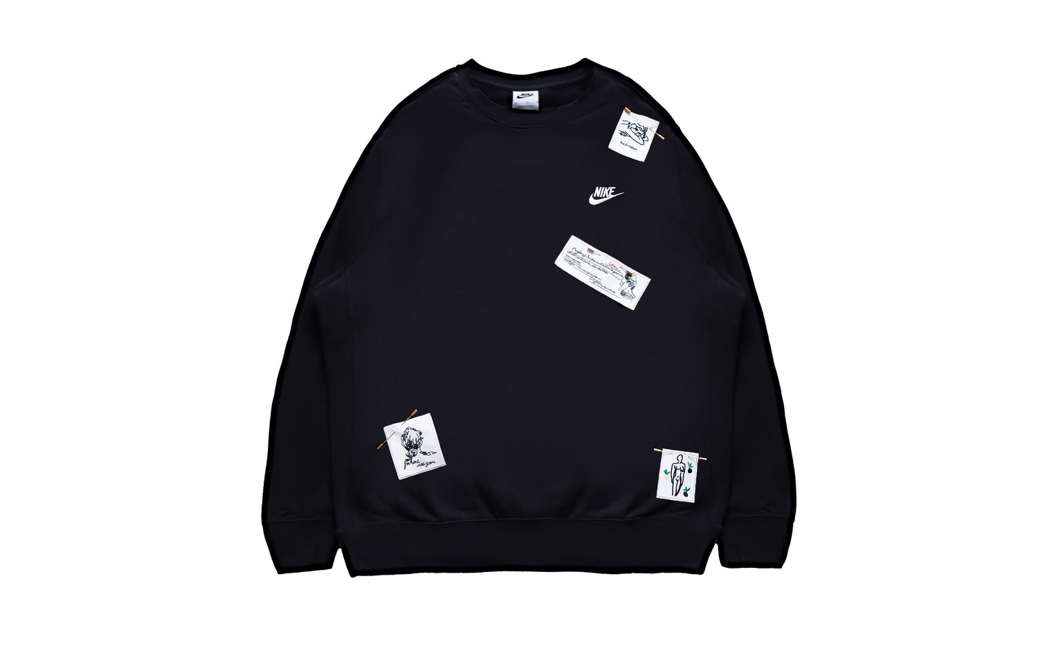 

Чёрная толстовка Nike мужская