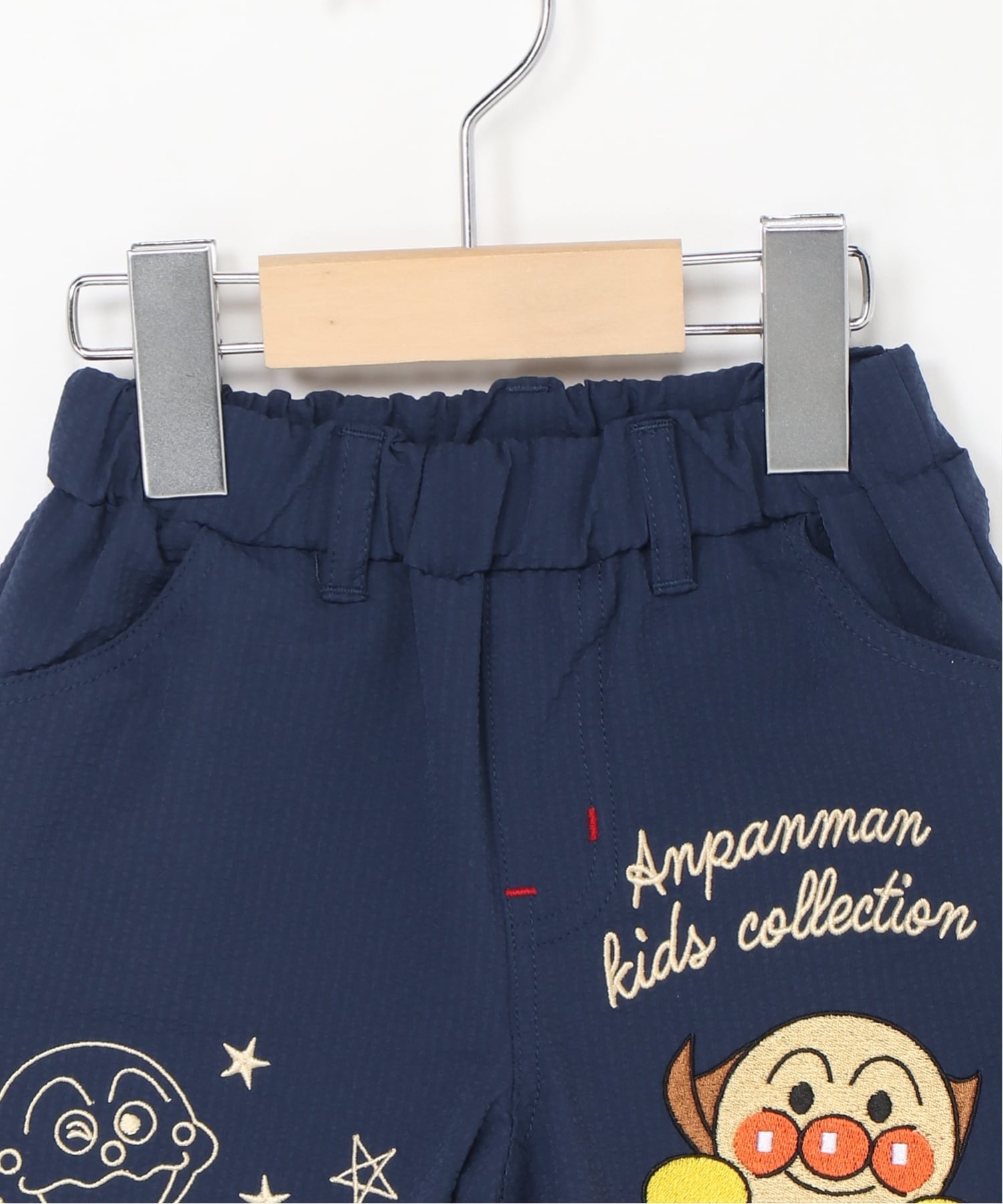 Детская коллекция ANPANMAN / (K) Полосатые штанины со складками Anpanman Kids Collection, Navy — фото 3