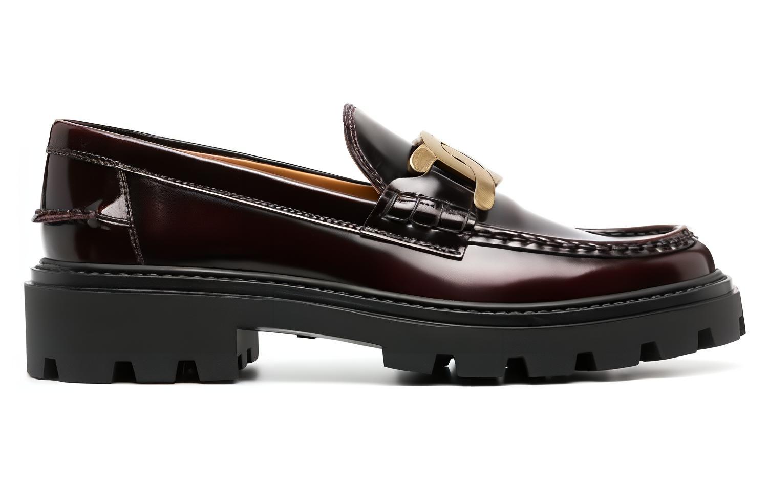 Босоножки-лодочки из кожи с логотипом на бляшке TOD'S — фото 2
