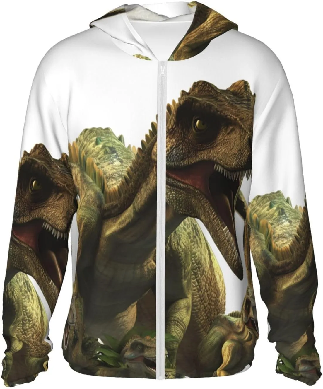 

Тема динозавров: 3D худи с защитой от солнца для женщин и мужчин, UPF 50+, с длинным рукавом GFLFMXZW