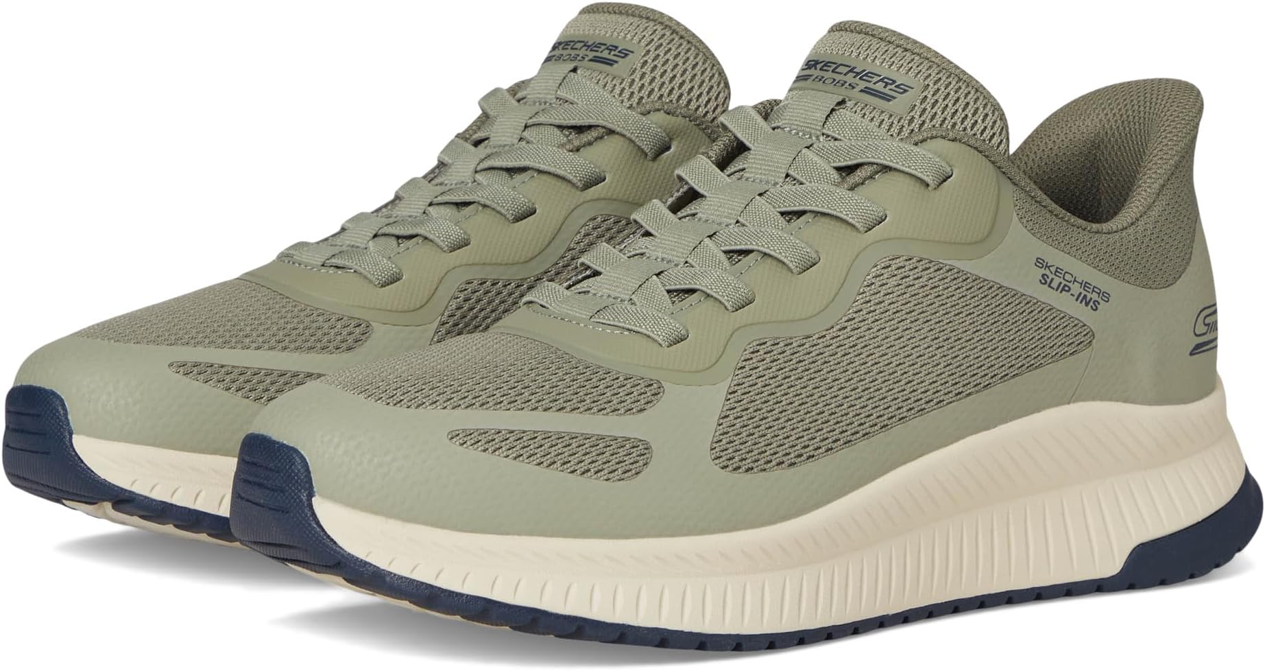 

Кроссовки BOBS from SKECHERS Hands Free Slip-Ins Bob Squad Chaos 4, оливковый