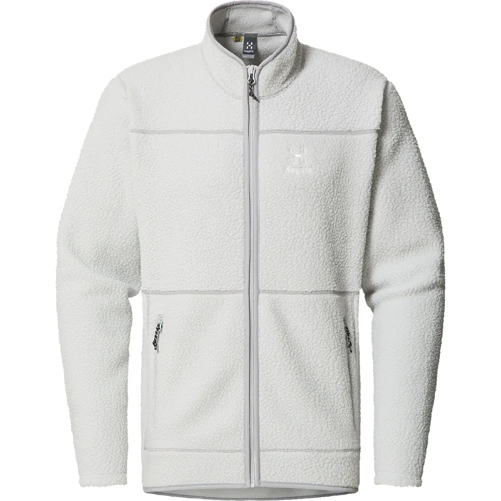 

Флис Haglöfs Mossa Pile full zip, серый