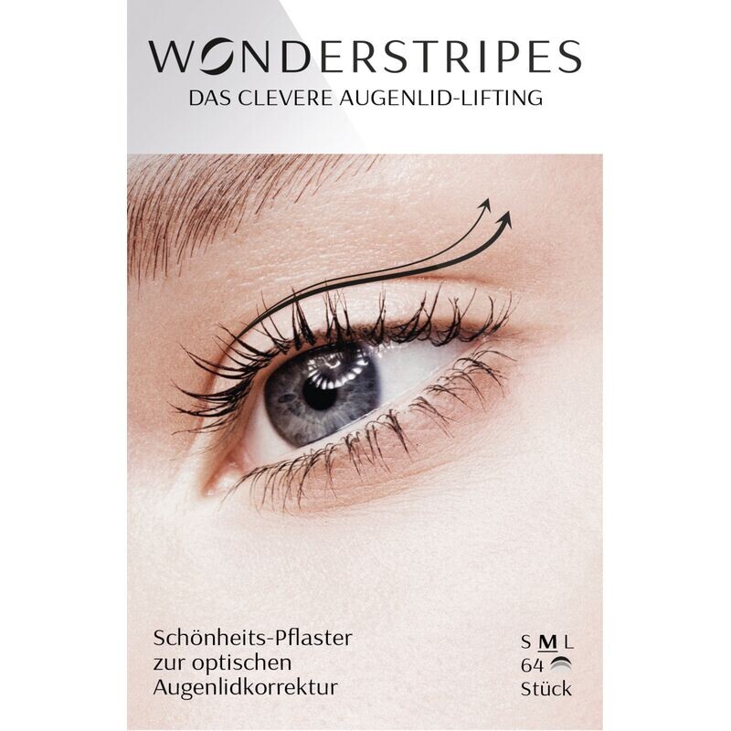 

Размер полосок для лифтинга век. М WONDERSTRIPES, 64 шт.