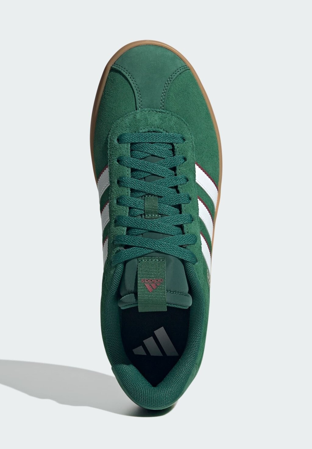 Кроссовки на шнуровке VL COURT 3.0 adidas, темно-зеленый — фото 3