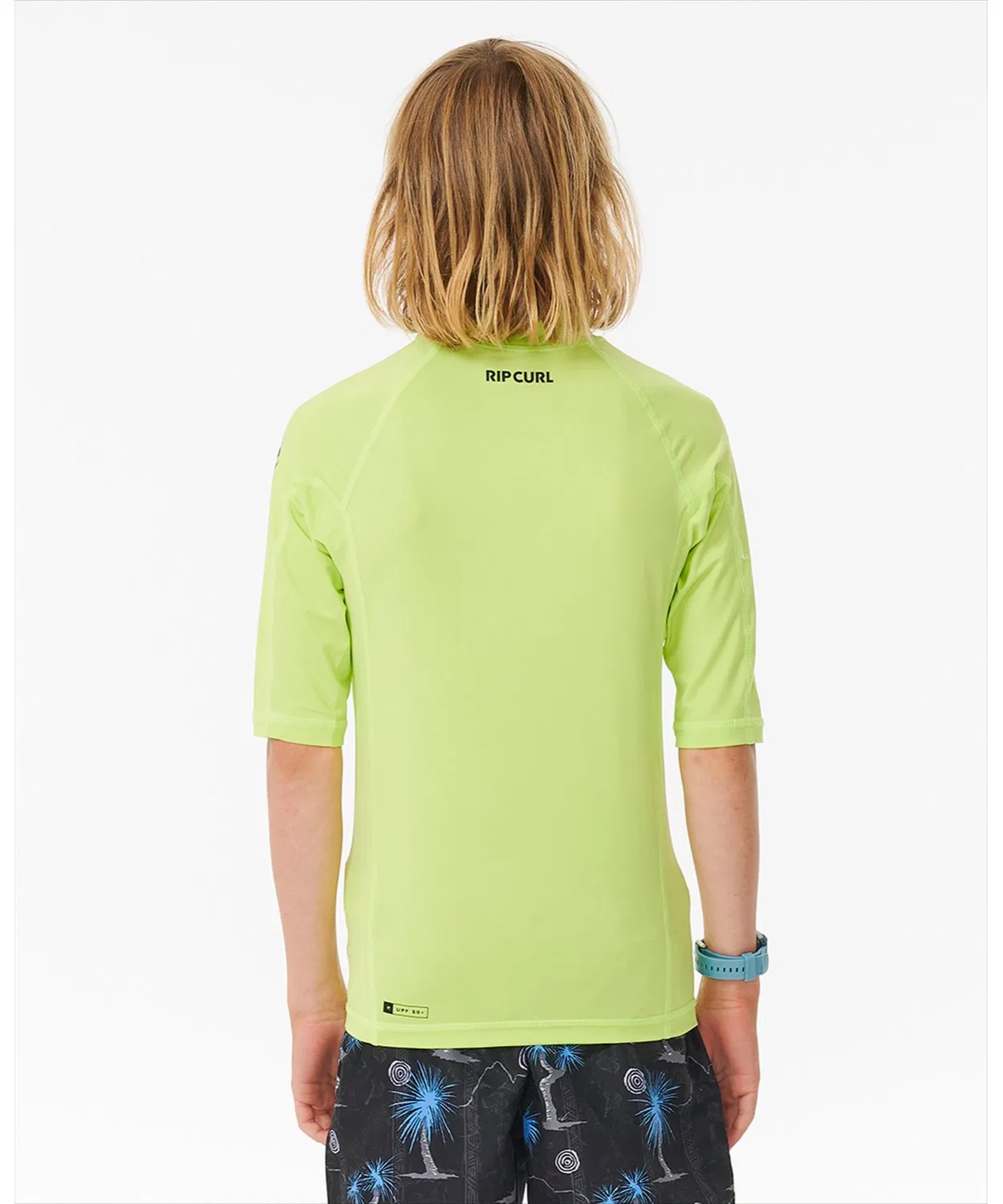 Рашгард Rip Curl K Brand Wave UPF S/S-Boy, полурукав, оранжевый — фото 4