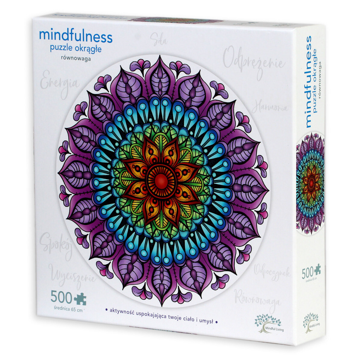 

Пазл Mindfulness круглый, Баланс, 500 шт.