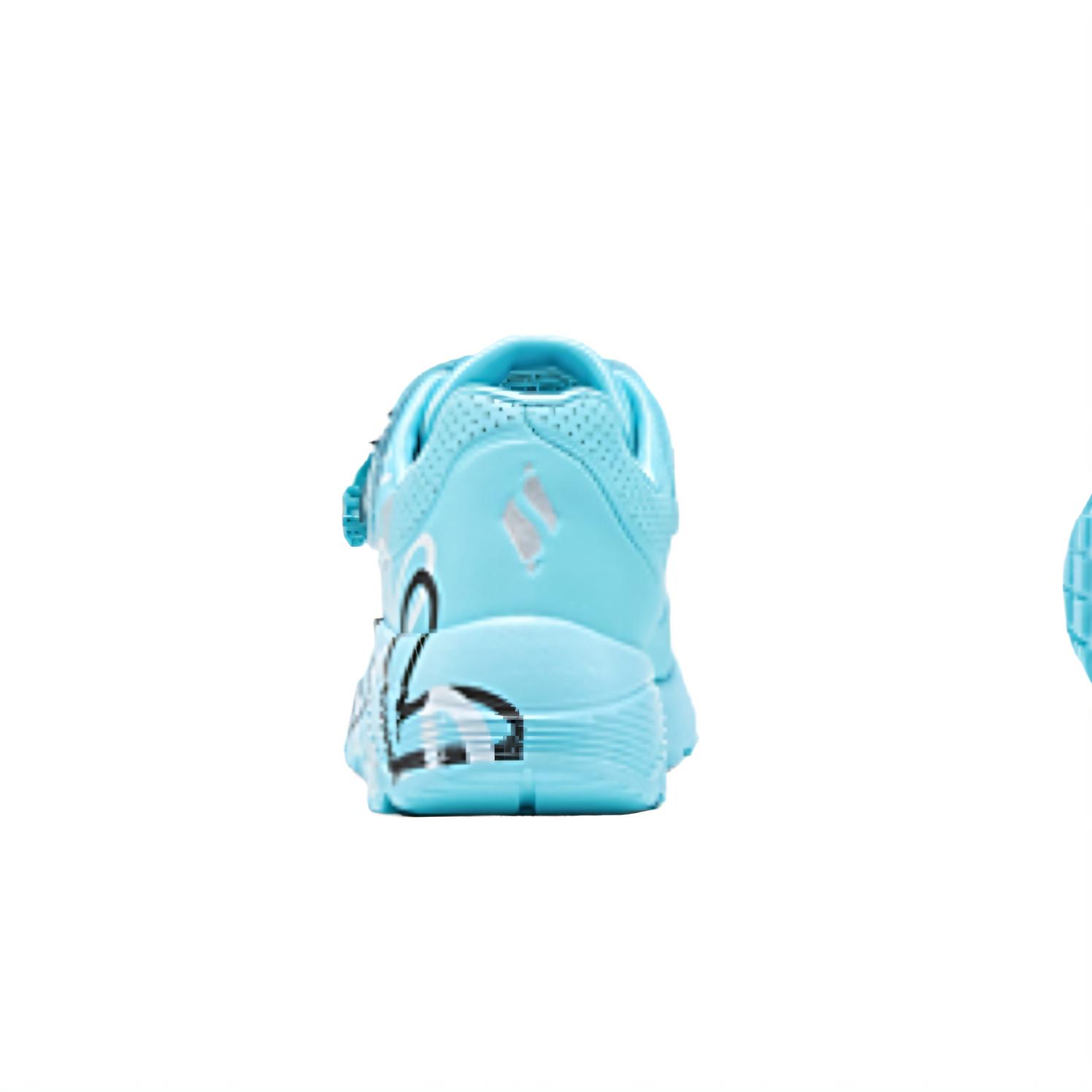 Skechers Kids Скользоустойчивые амортизаторы низкие детские повседневные туфли turquoise multicolor kids' — фото 3