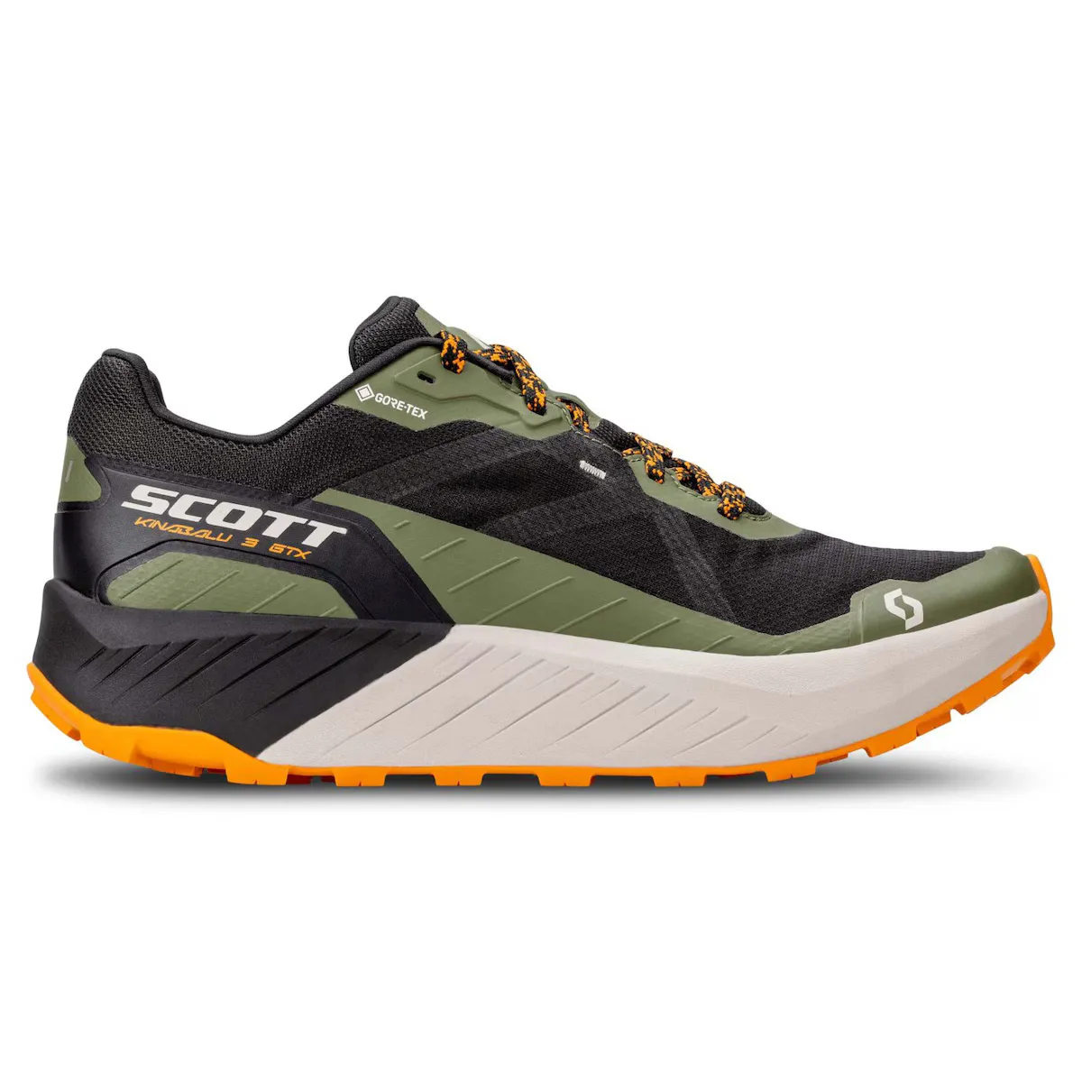 

KINABALU 3 Gore-Tex Scott мужские кроссовки для трейлраннинга, черный/зеленый
