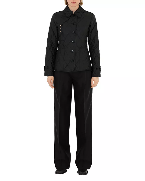 

Стеганая терморегулирующая куртка Burberry, черный