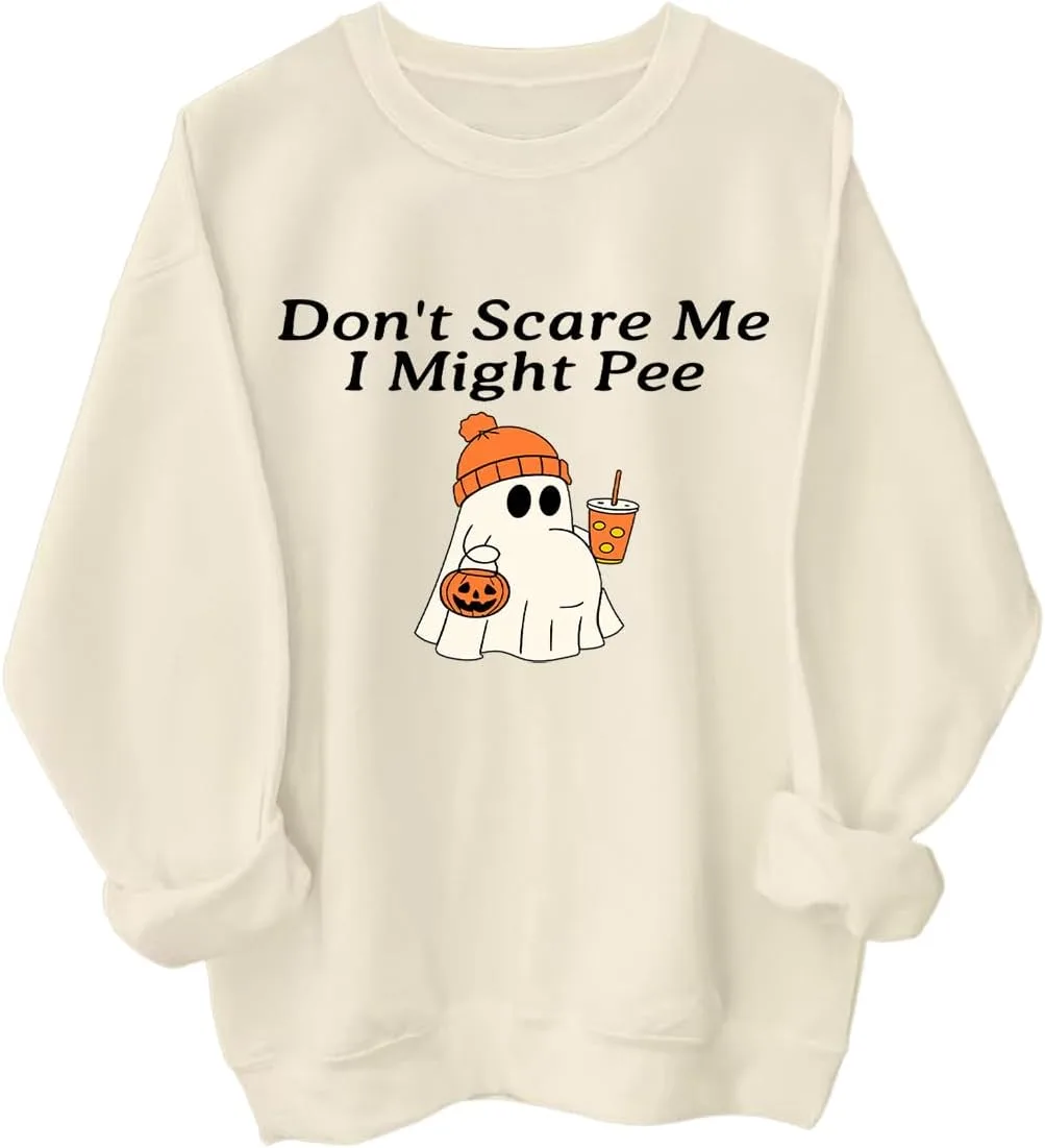 

Толстовка с принтом Don't Scare Me I Might Pee