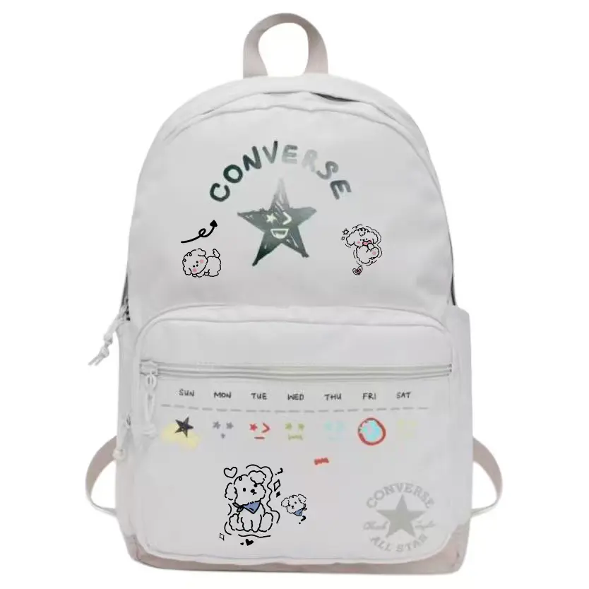 

Converse Полиэстеровый рюкзак обычный унисекс белый, White