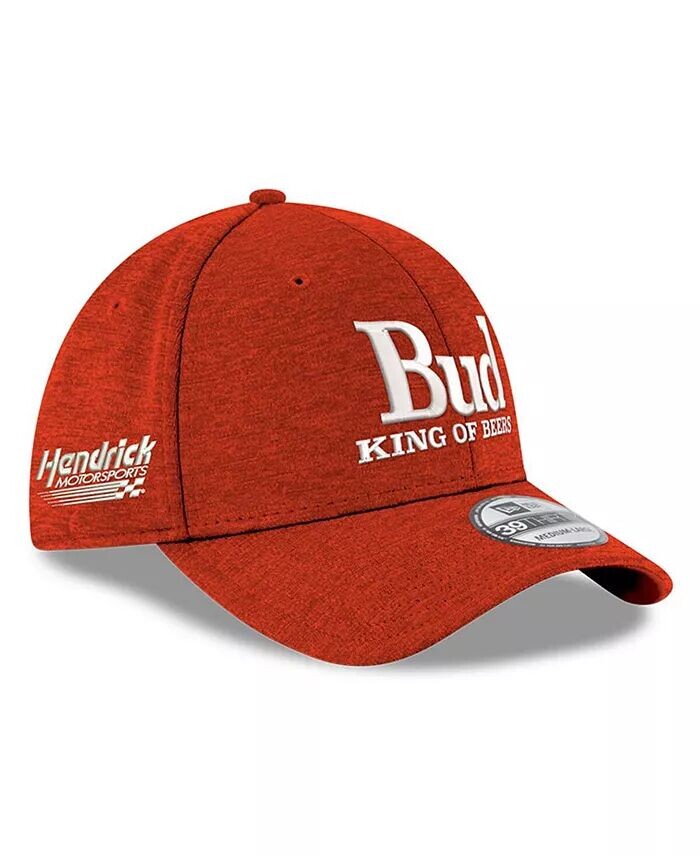 

Мужская кепка Scarlet Hendrick Motorsports Budweiser 39THIRTY Flex Hat New Era, красный