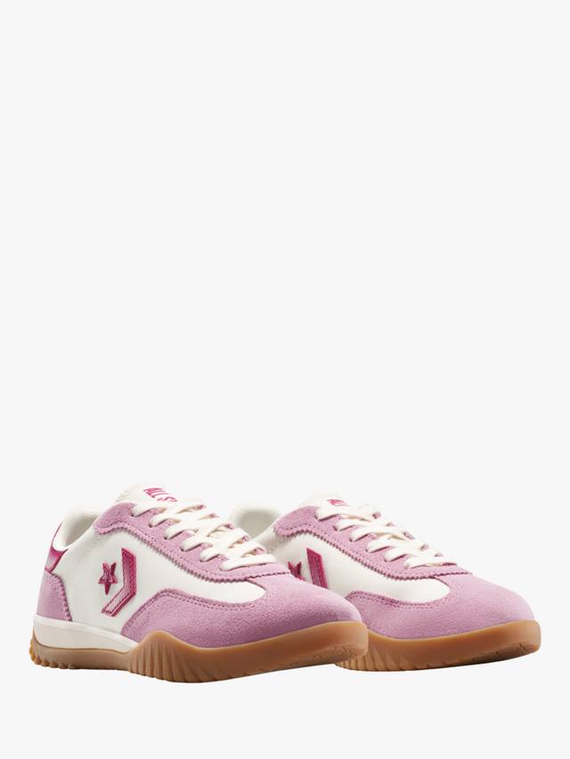 Кроссовки Run Star из смесовой замши Converse, Pink/White — фото 3