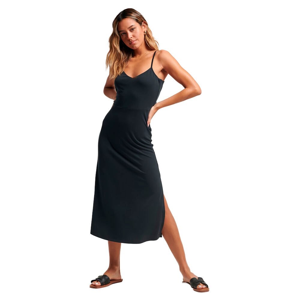 

Платье Superdry Studios Jersey Open Back, черный