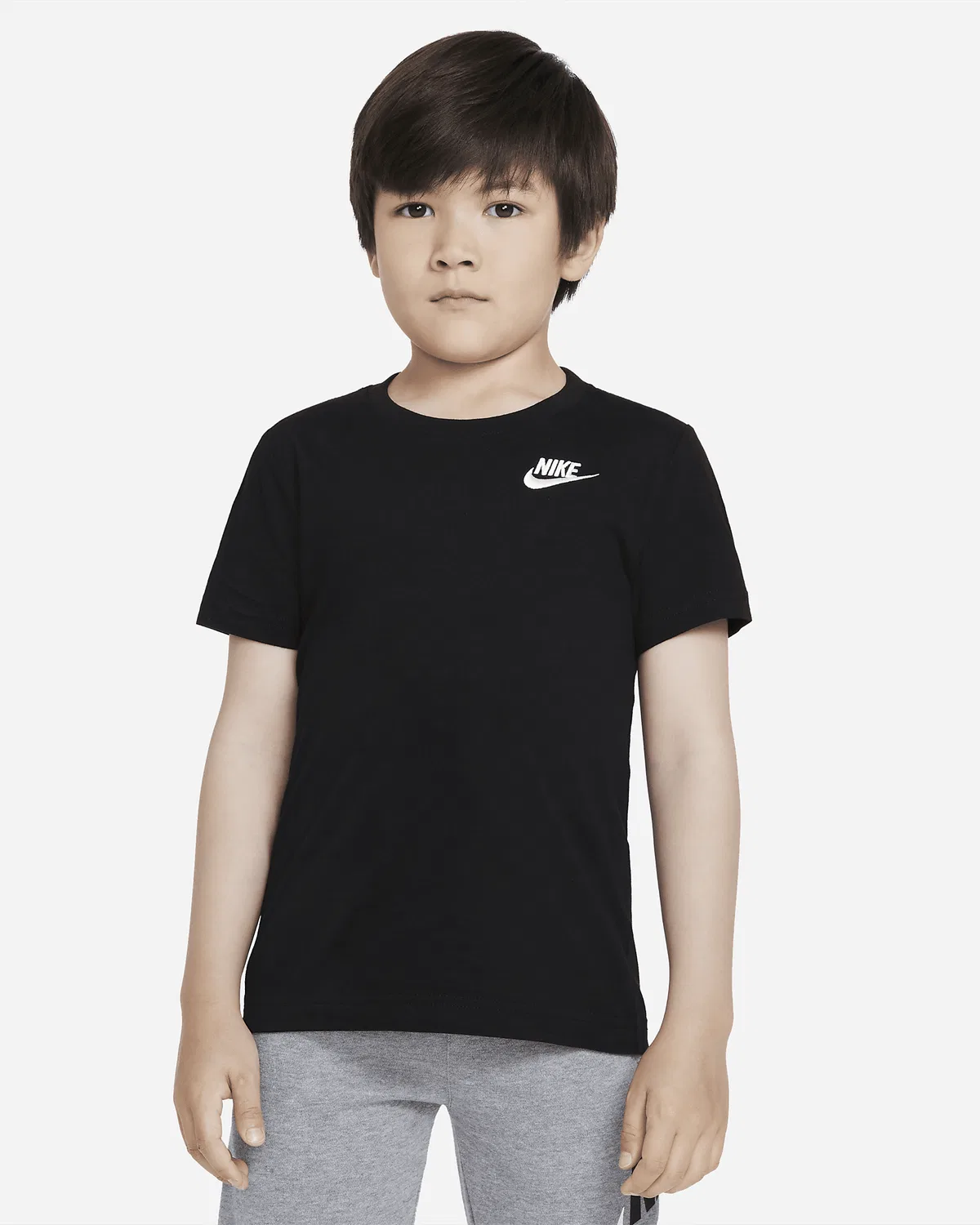 Детская футболка Nike Sportswear с вышивкой Futura, Black