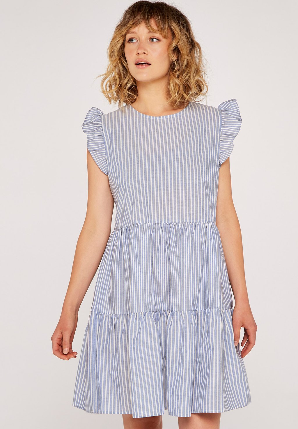 

Повседневное платье STRIPE TIERED Apricot, синий